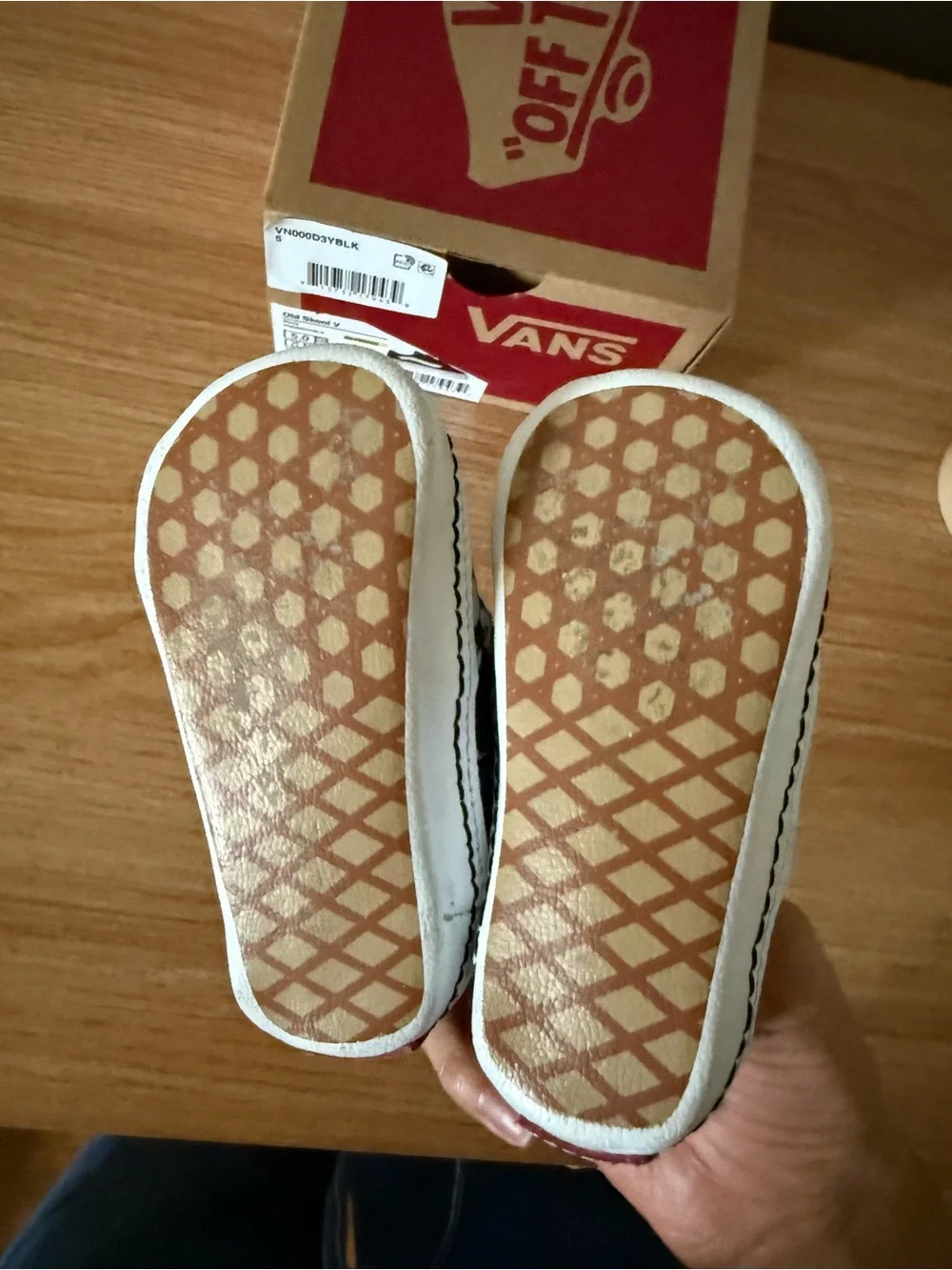 Vans Infant Slip-On V Checkerboard Crib Shoes